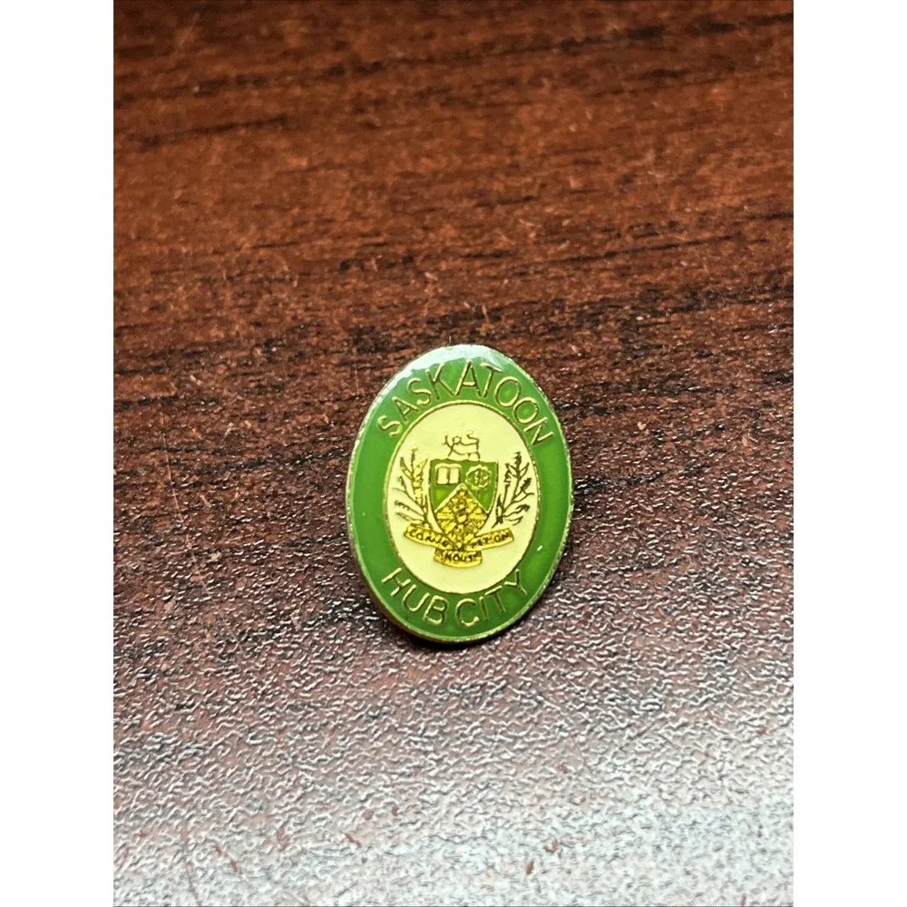 Saskatoon Canada Hub City Lapel Hat Pin